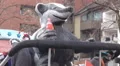 Brunswick carnival Schoduvel Braunschweig skunk vehicle HD Footage