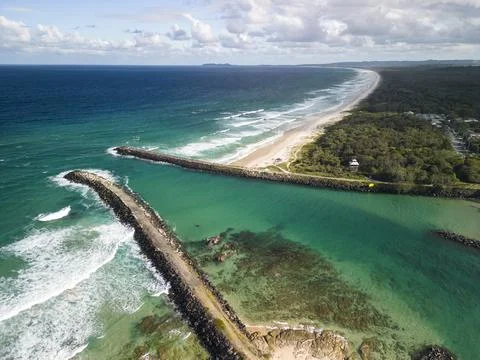 Brunswick Head Beach Stock Photos
