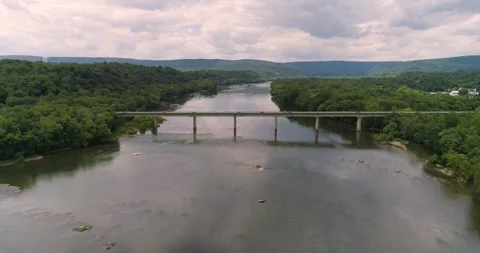 Brunswick MD Bridge Stock Footage 277449721