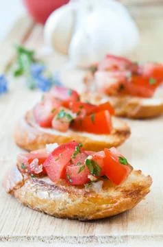 Bruschetta Stock Photos