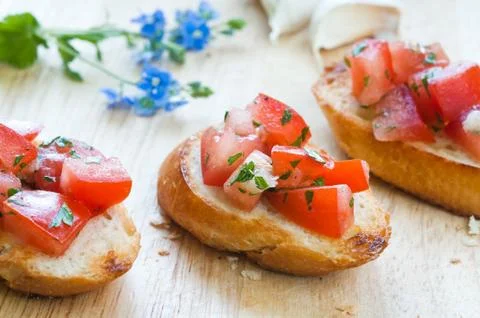 Bruschetta Stock Photos