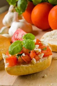 Bruschetta Stock Photos
