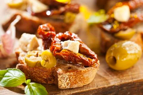 Bruschetta Stock Photos