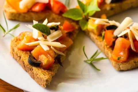 Bruschetta Stock Photos