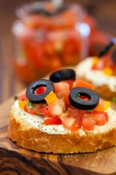 Bruschetta Stock Photos