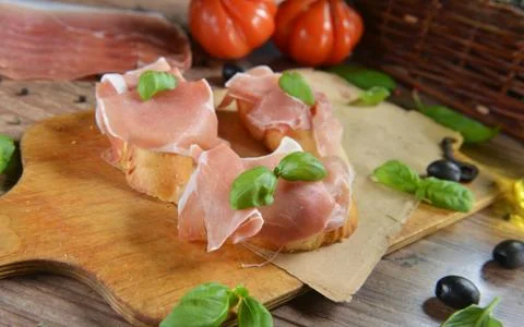 Bruschetta Stock Photos