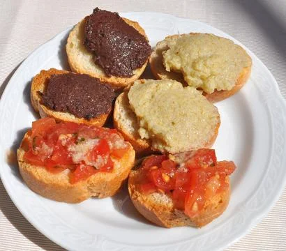 Bruschetta Stock Photos