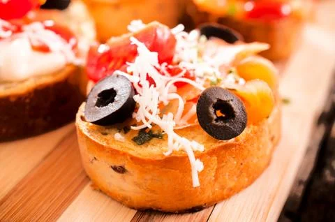 Bruschetta time Stock Photos