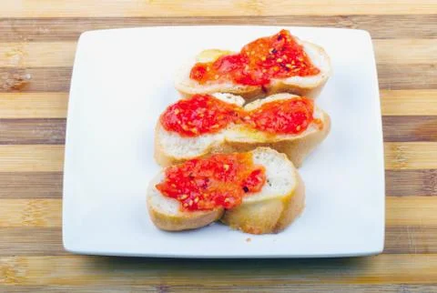 Bruschette Stock Photos