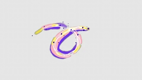 Brush Abstract Colorful Elements Motion Graphics Stock Footage 249664862