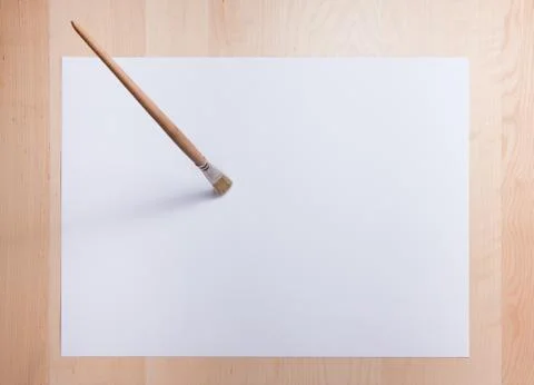 Brush in action Stock Photos