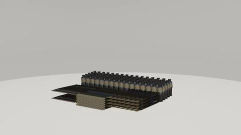 Brush and paint paste 1 Stock Illustration