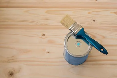 Brush and paint Stock Photos