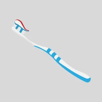 Brush and paste icon on a white background. Vector illustration Stock-Illustration