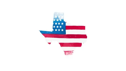 Brush animated map showing the state of Texas from the united state of america Stock Footage 150767498