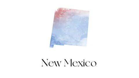 Brush animated map showing the state of New Mexico from the united state of Stock Footage 150767706