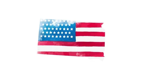 Brush animated map showing the state of South dacota from the united state of Stock Footage 150771690