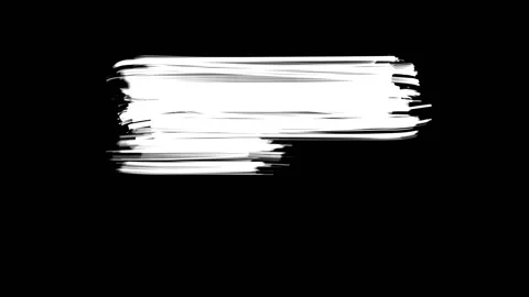 Brush animation on alpha channel Stock Footage 123077338