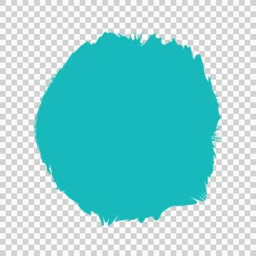 Brush Black Circle With Rough Textured Edges texture round Stock Illustration