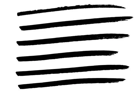 Brush black texture banner art paper Stock Illustration
