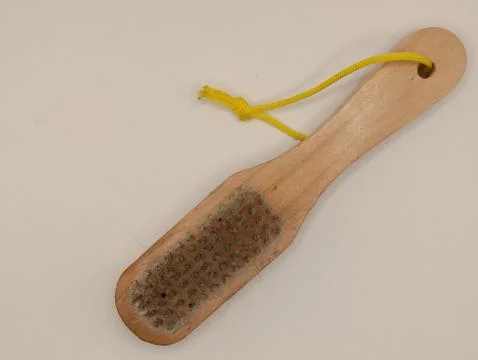 Brush with bristles Stock Photos