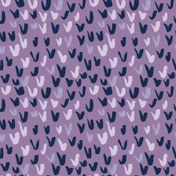 Brush check mark seamless pattern. Hand painted grunge ticks background. Ultra Illustrazione stock