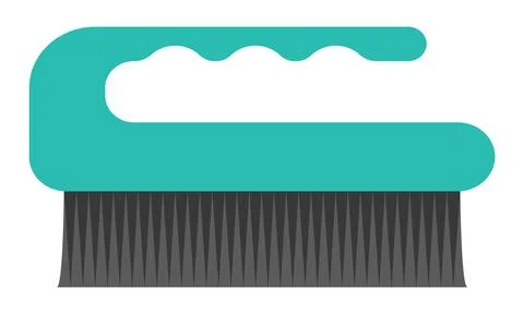 Brush for cleaning surfaces in the house. Stock Illustration