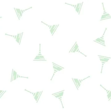 Brush for cleaning windows glyph vector seamless pattern Stock Illustration