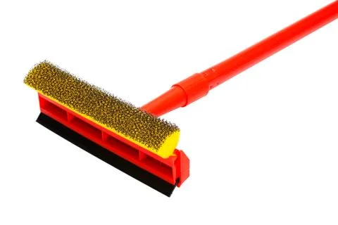 Brush for cleaning windows Stock Photos