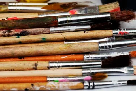 Brush close-up Foto stock