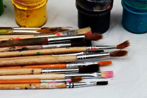 Brush close-up Stock Photos