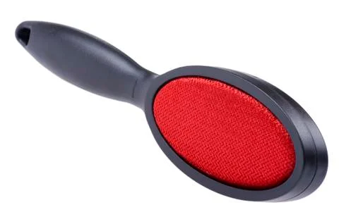 Brush for clothes on white background Foto stock