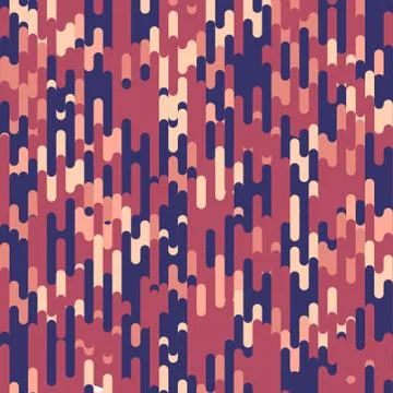 Brush coral vertical lines background Stock Illustration