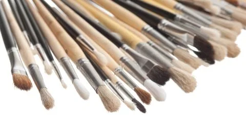 Brush drawing Stock Photos