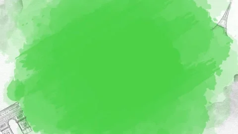 Brush effect background green screen Stock-Footage 310288301