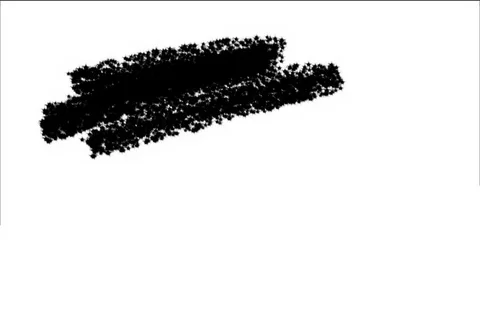 Brush effect black and white Stock Footage 122147975