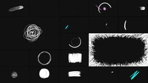 Brush Elements | After Effects Стоковые After Effects