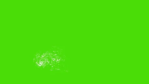 Brush Elements green screen Stock Footage 297037710