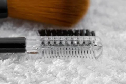Brush for eyebrows Stock Photos