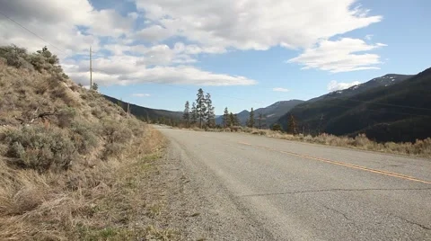 Brush fire pan from road Stock Footage 44672610