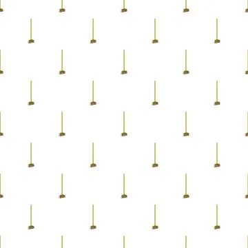 Brush for a floor pattern 库存插图