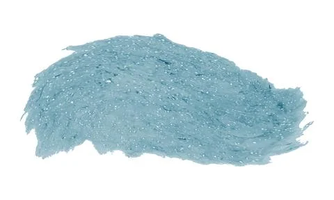 Brush with glitter vector blue like a sea wave isolated Stock Illustration