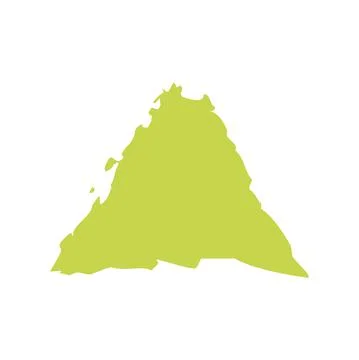 Brush green triangle Stock Illustration