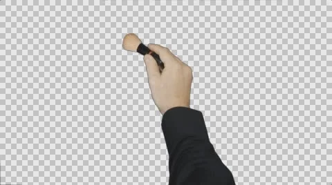 Brush in hand Stock Footage 62756982