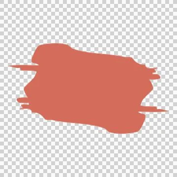 Brush Horizontal Black Textured Stroke texture mark Stock Illustration