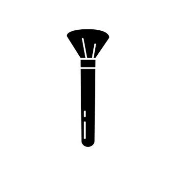 Brush icon element of make up icon for mobile concept and web apps. Thin line Stock Illustration