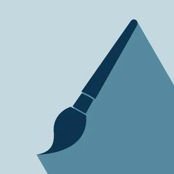 Brush Icon Stock Illustration