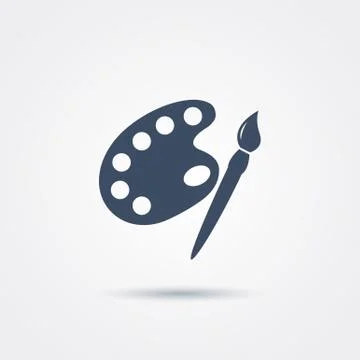 Brush Icon illustration. Vector Stockillustratie