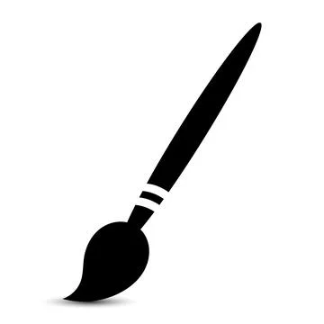 Brush icon. Vector illustration Stock Illustration