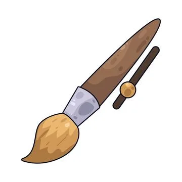 Brush illustration イラスト素材